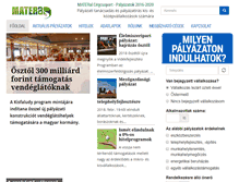 Tablet Screenshot of materal.energiagazdasag.hu